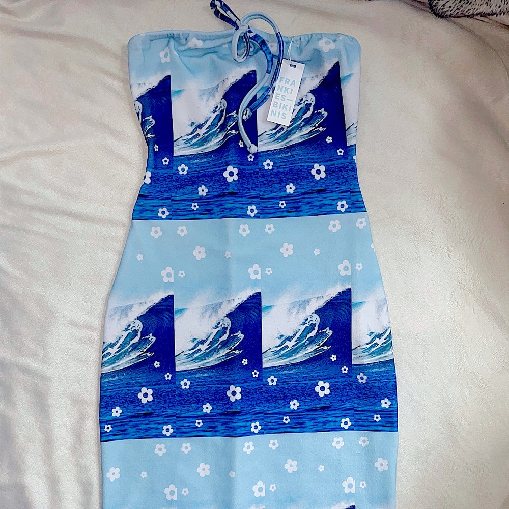 Frankie’s bikinis strapless dress